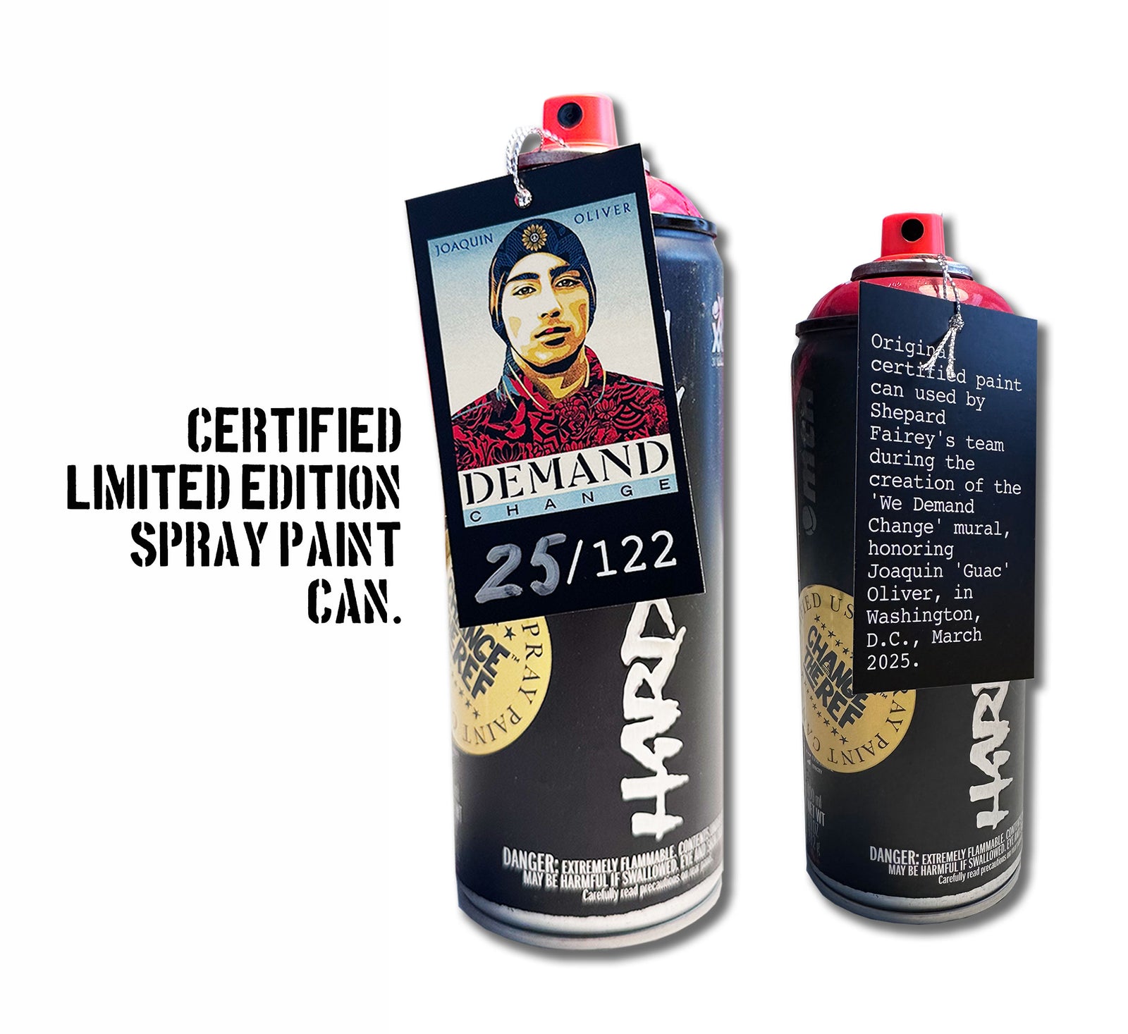 'WE DEMAND' Limited edition SPRAY PAINT CAN KIT