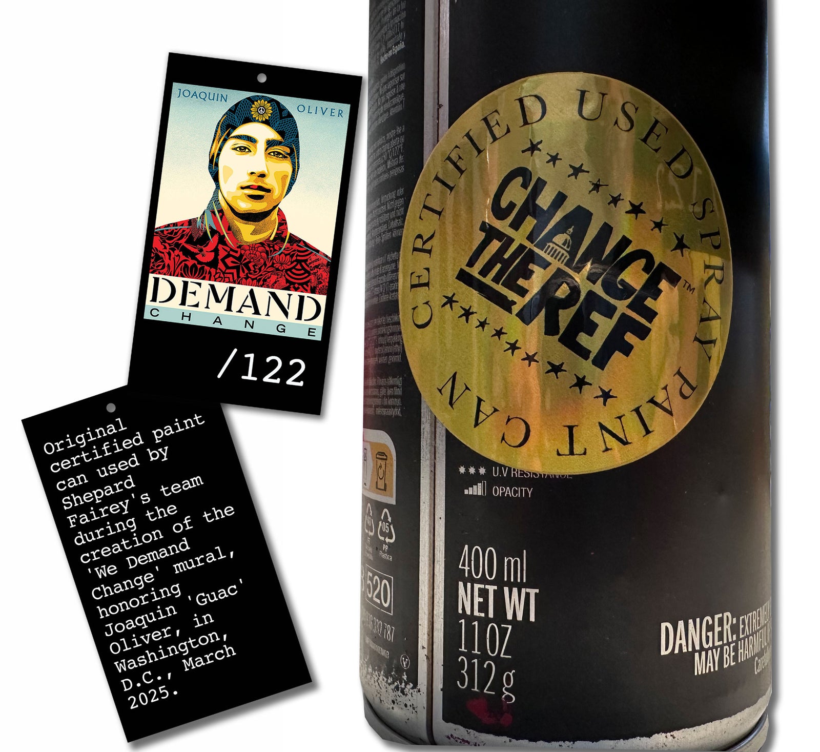 'WE DEMAND' Limited edition SPRAY PAINT CAN KIT