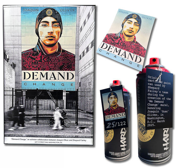 WE DEMAND' Limited edition SPRAY PAINT CAN KIT – ChangeTheRef.org