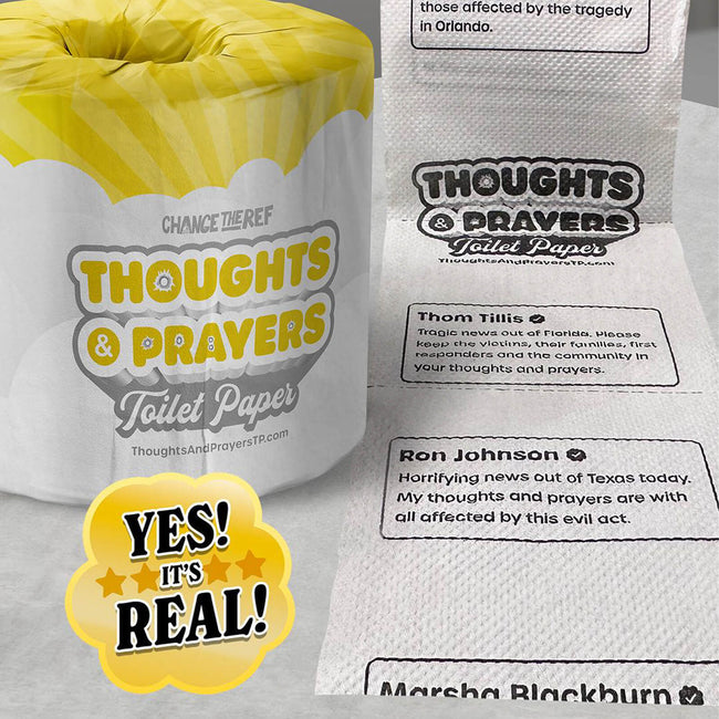 Thoughts & Prayers Toilet Paper