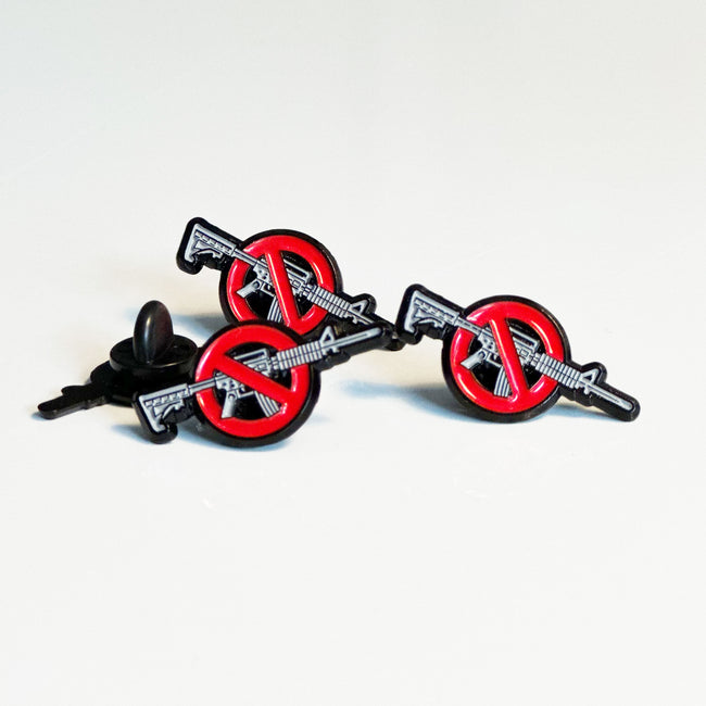 Official Ban Assault Weapons Enamel Pin