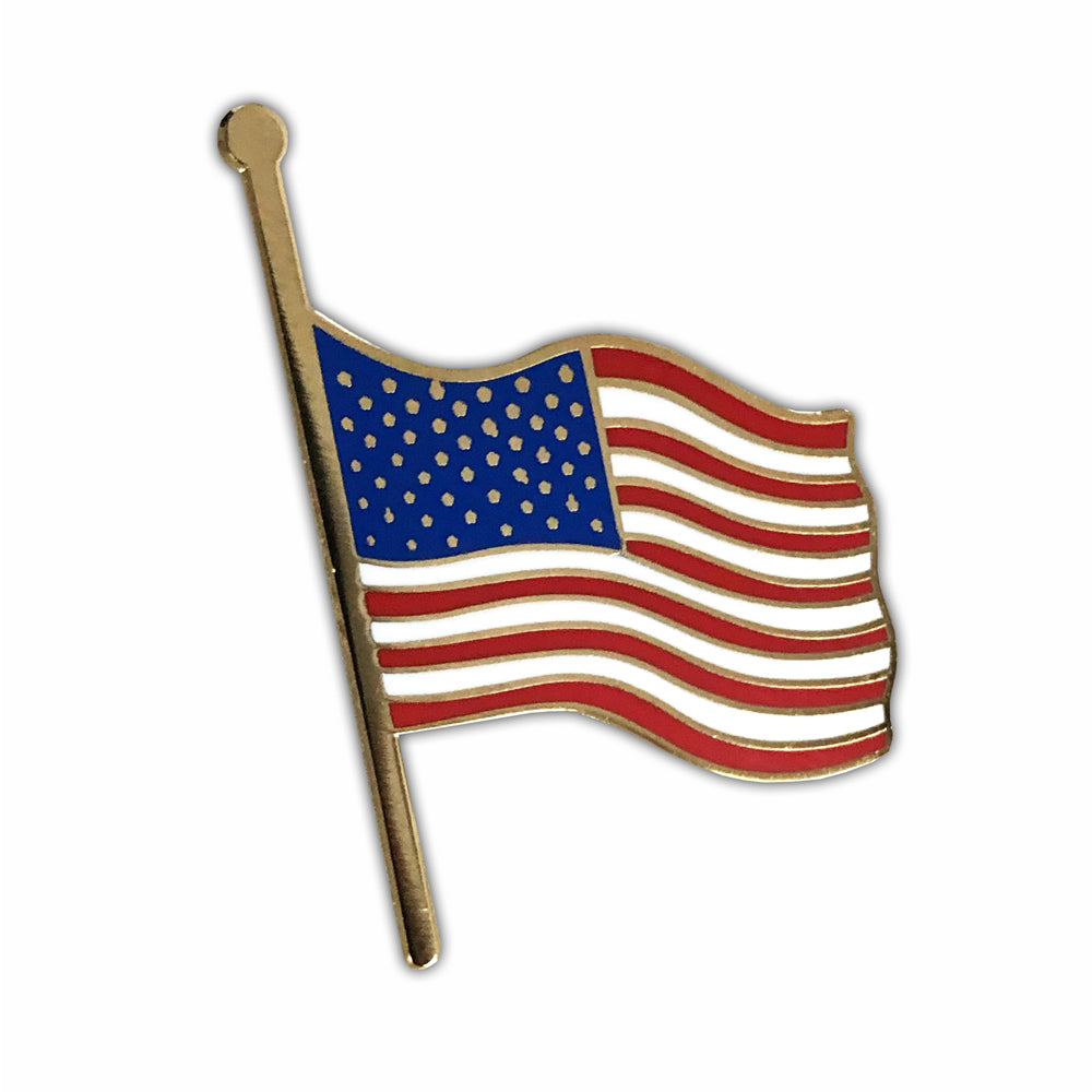 Half Staff Project Flag Enamel Pin