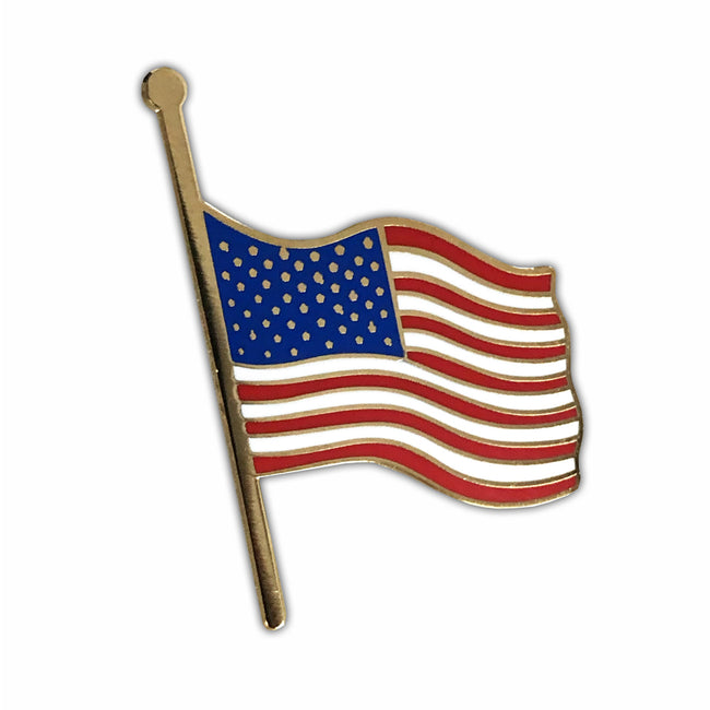 Half Staff Project Flag Enamel Pin