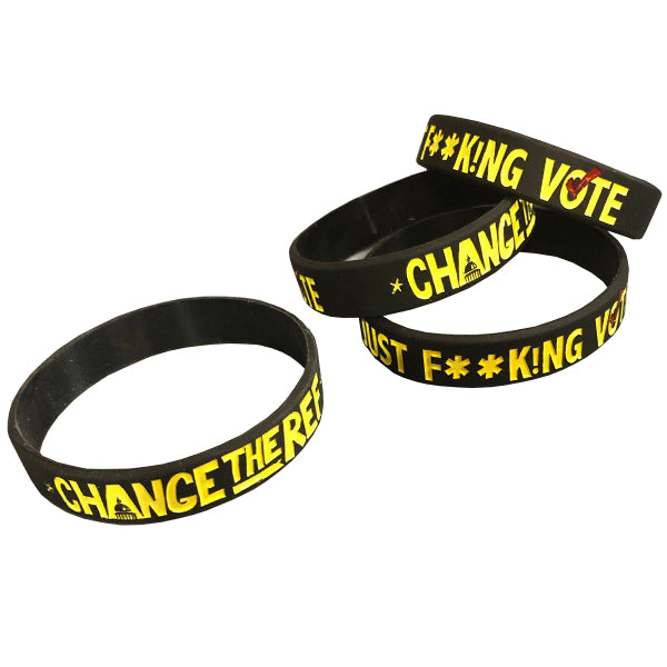 Just F**k!ng Vote Wristband