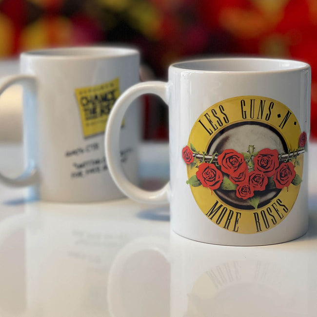 "Less Guns N' More Roses" Mug