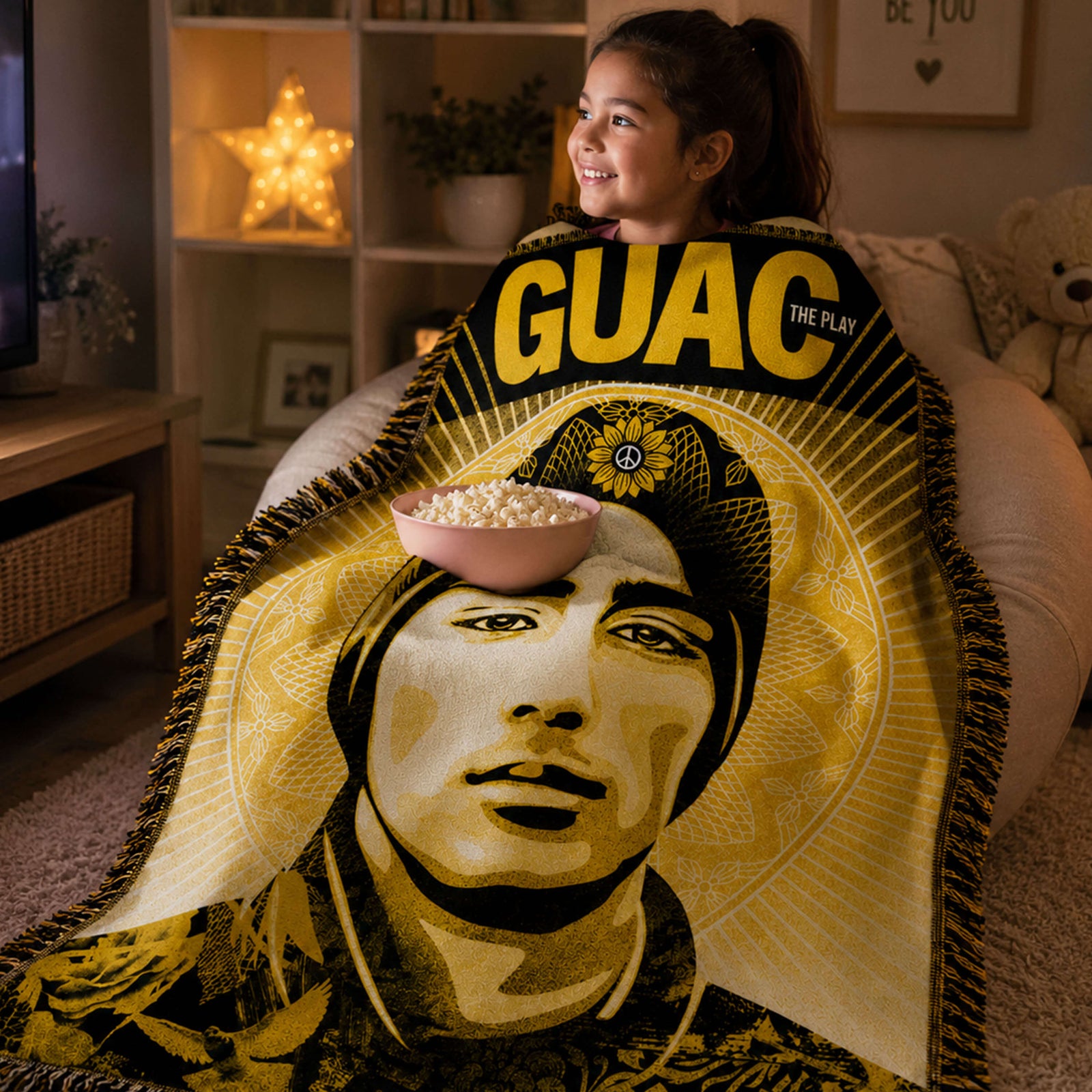 GUAC’S BLANKET DESIGNED BY SHEPARD FAIREY