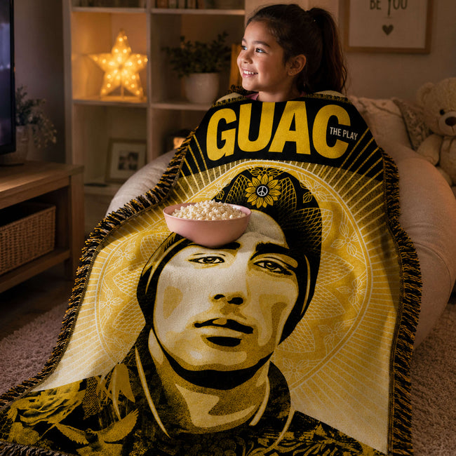 GUAC’S BLANKET DESIGNED BY SHEPARD FAIREY
