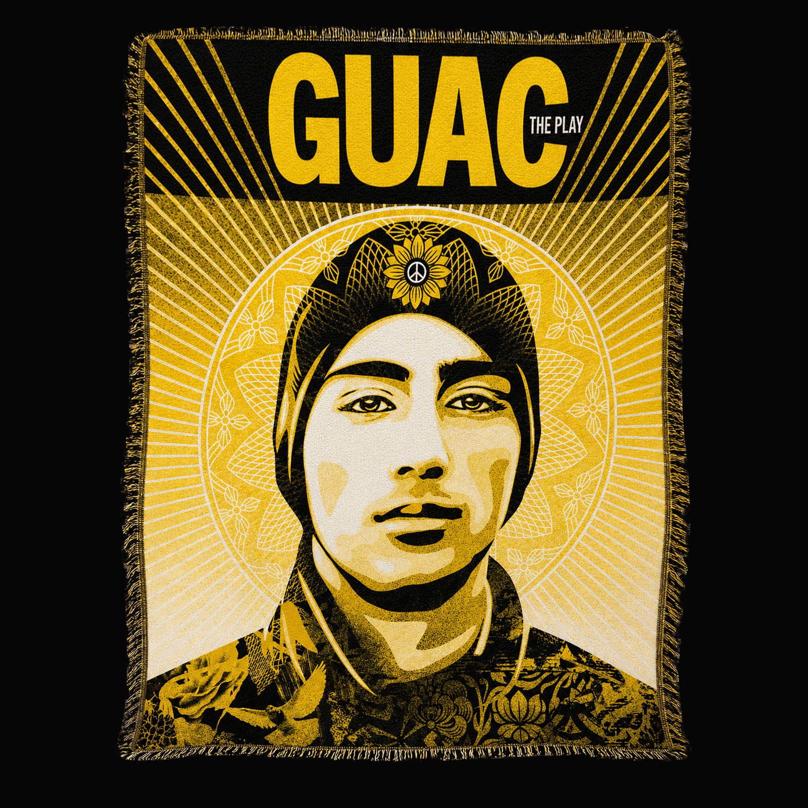 GUAC’S BLANKET DESIGNED BY SHEPARD FAIREY