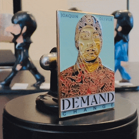 Change The Ref Enamel Pin