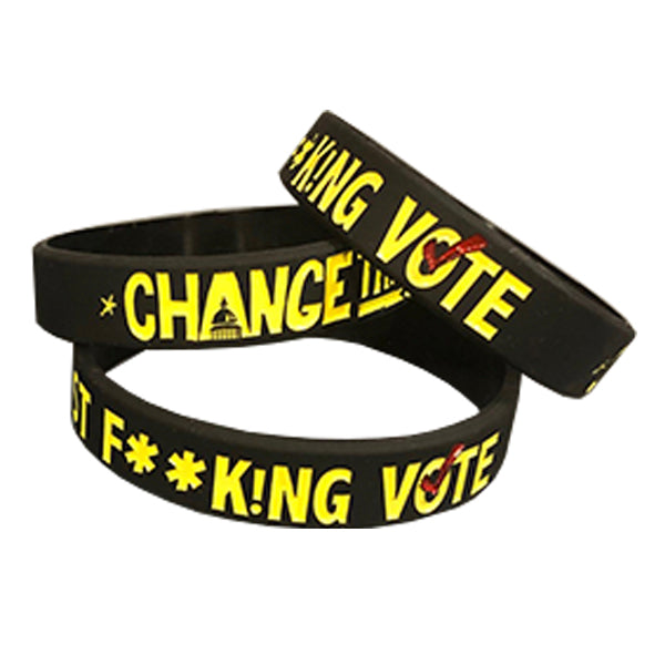 Just F**k!ng Vote Wristband